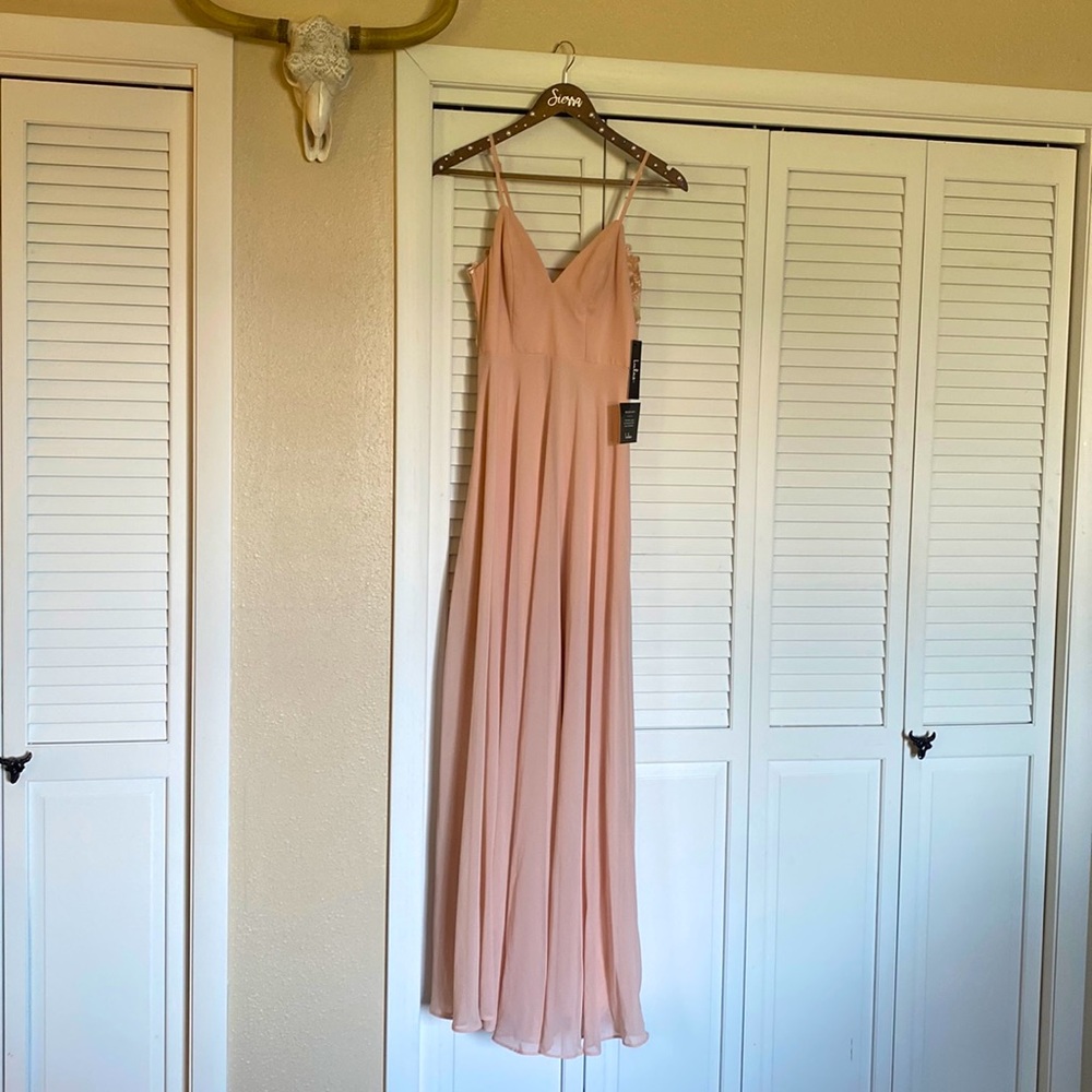 BLUSH BRIDESMAIDS DRESS